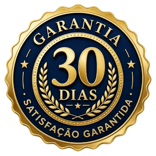 Selo de garantia de 30 dias do VendMaster com satisfação garantida